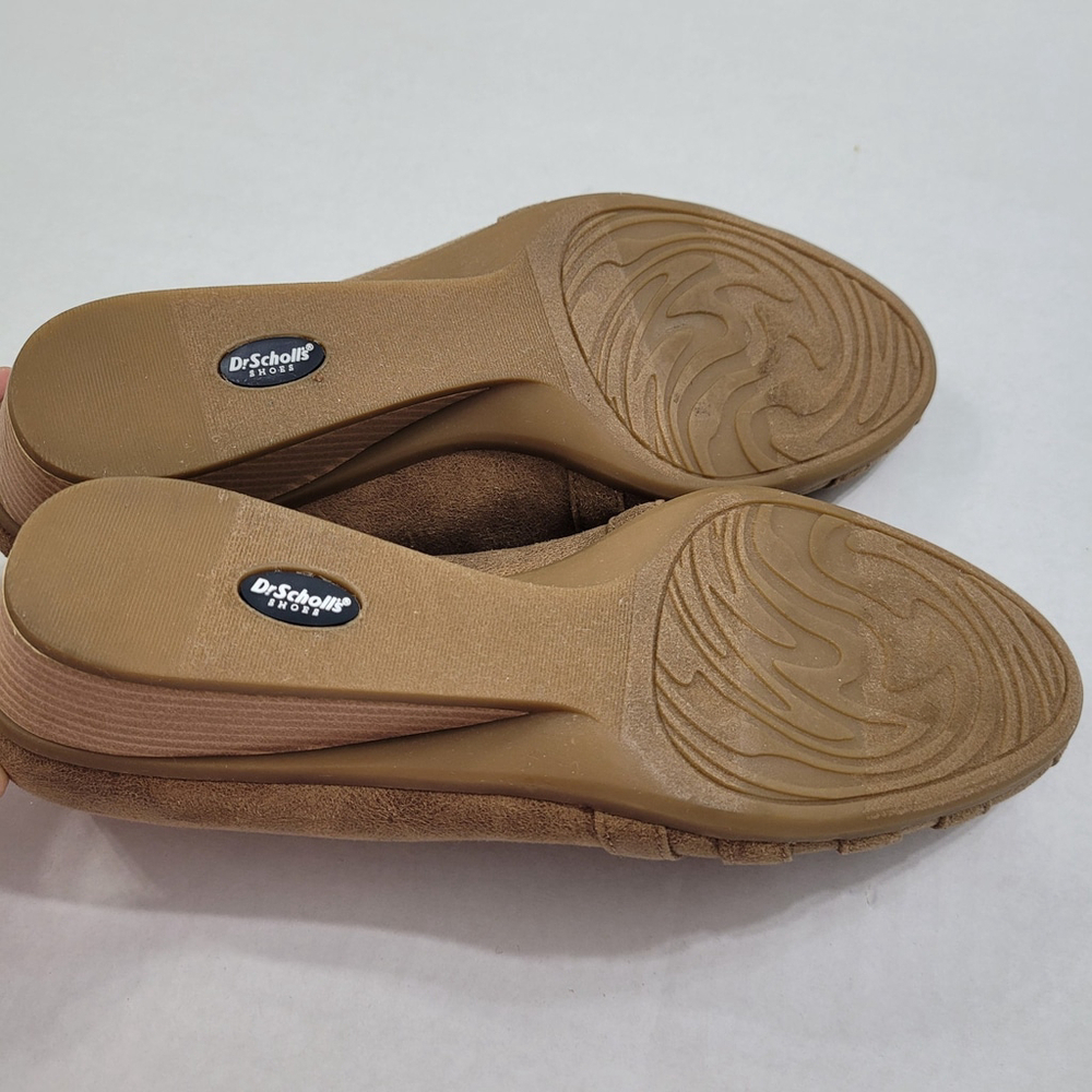 NWOT Dr. Scholl's Be Free Fisherman Wedge Pump Tan Color Size 9M - Picture 5 of 10